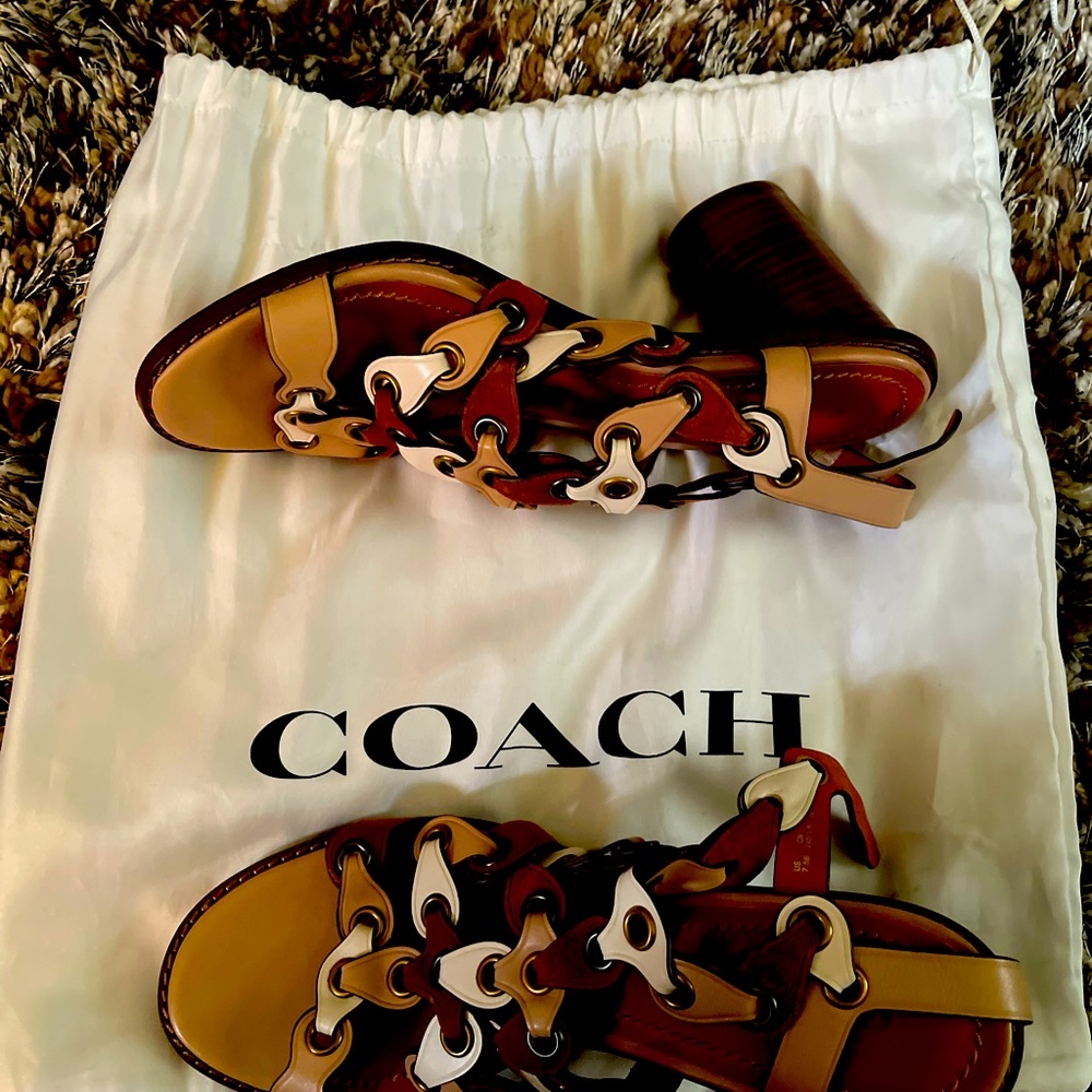 COACH Strappy Heels
